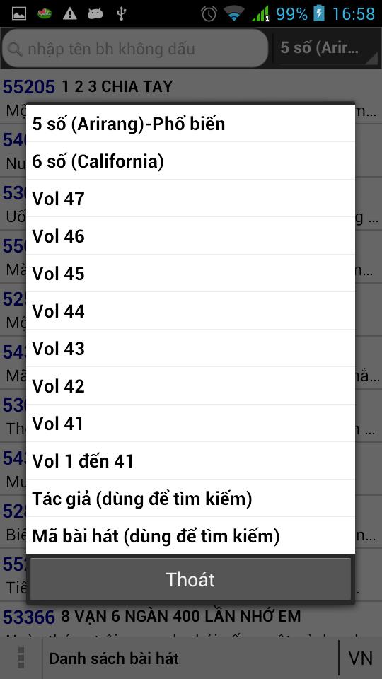 Karaoke Viet (co loi bai hat)