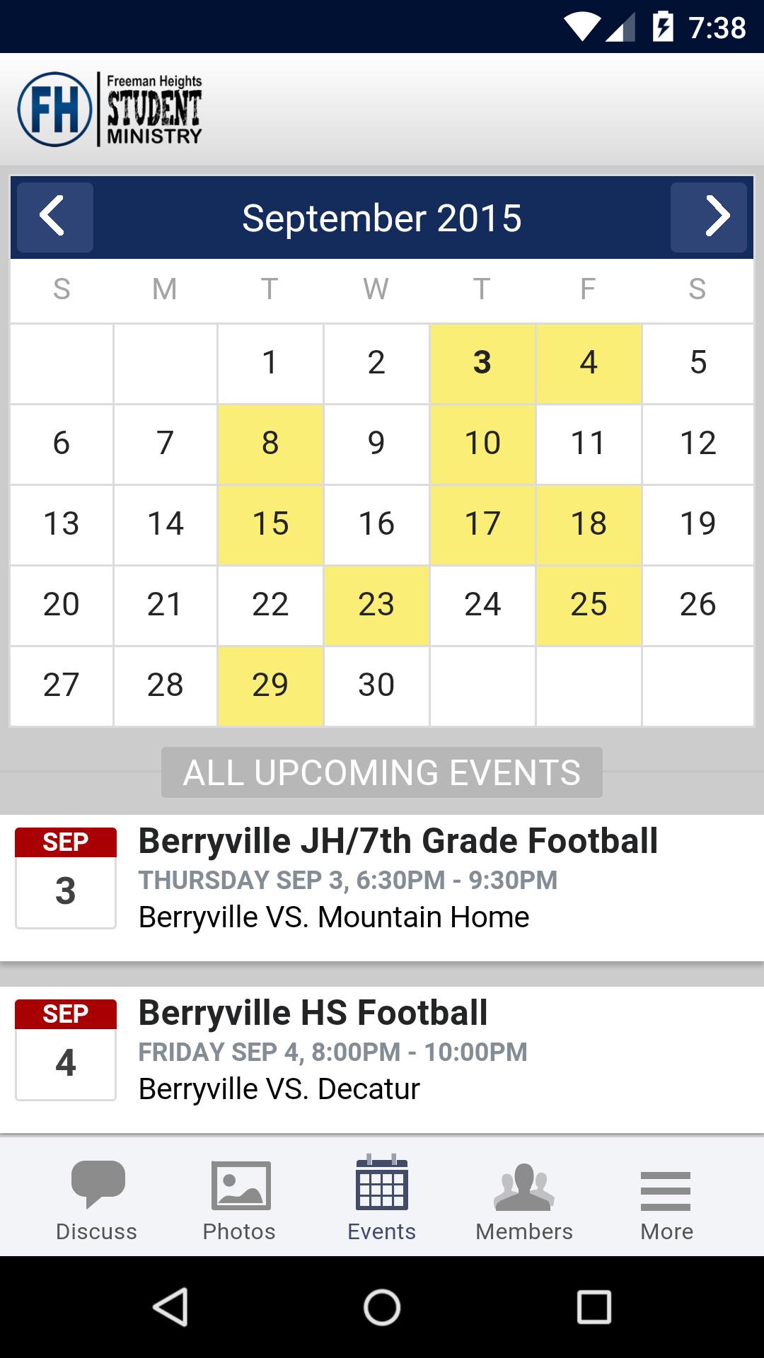 Freeman Heights Students