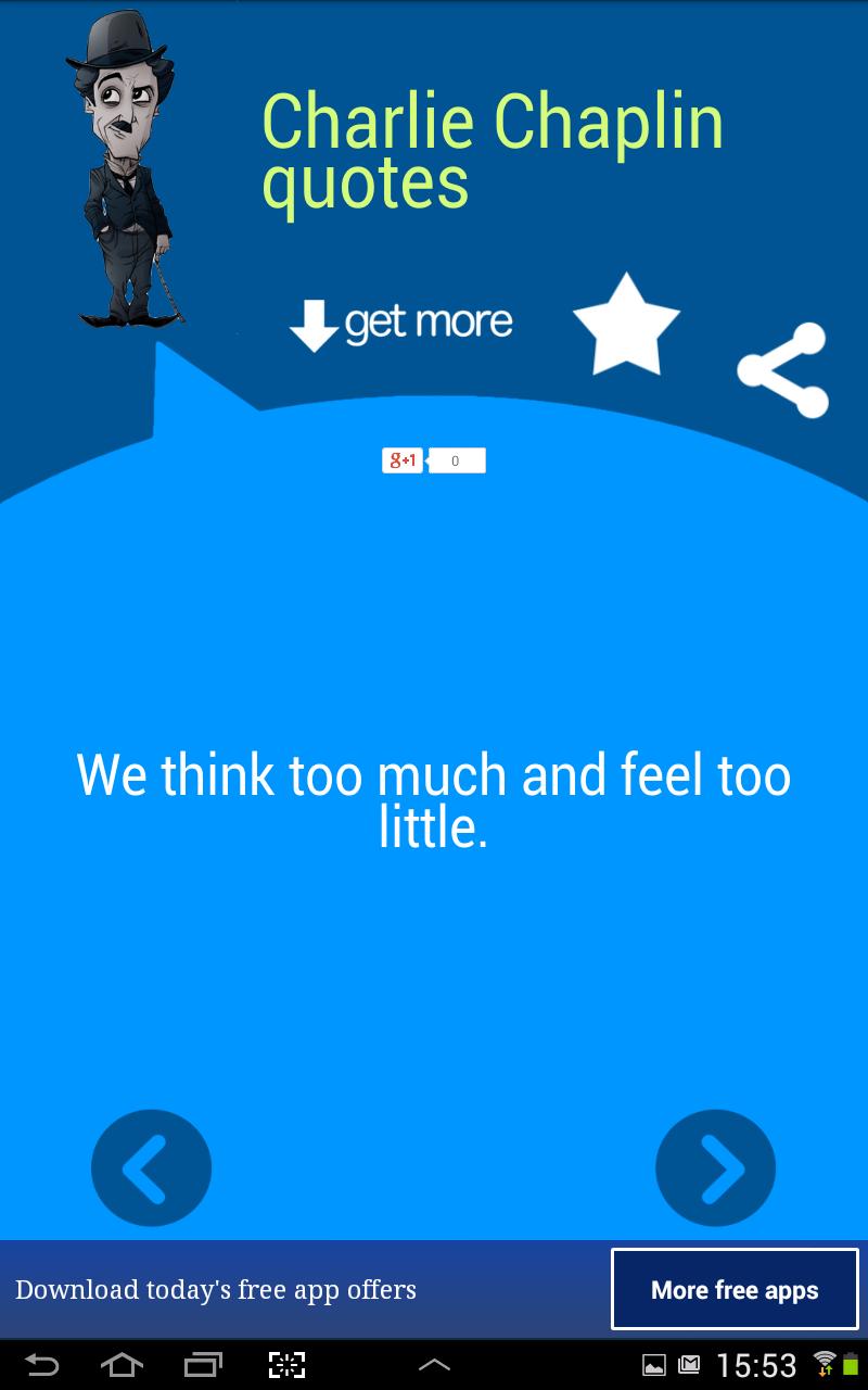 Charlie Chaplin Quotes