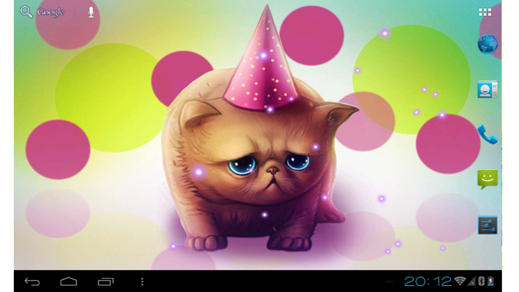 Birthday Cat live wallpaper