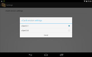 NFC vCard Editor