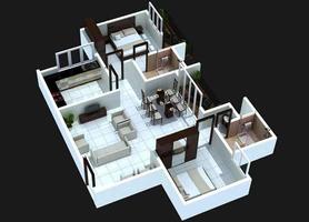 3D Modular Home Floor Plan