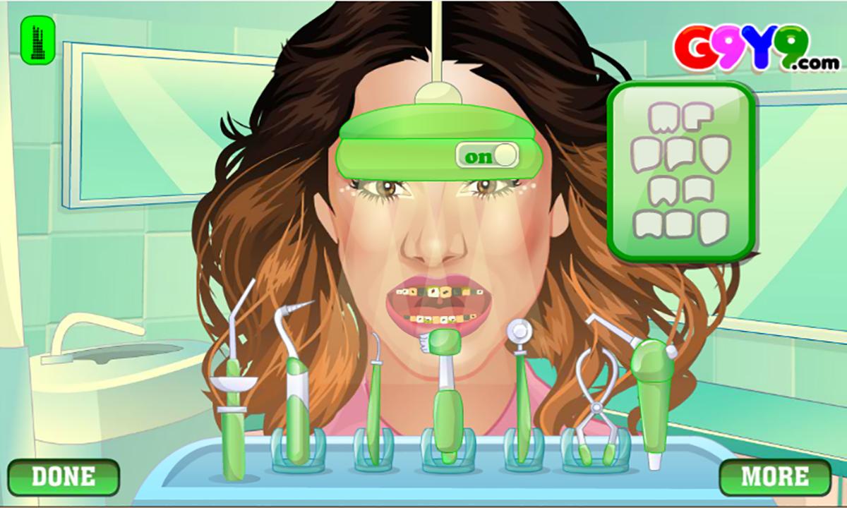 girl dentist surgery
