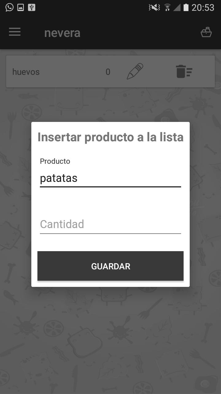 Que falta por comprar