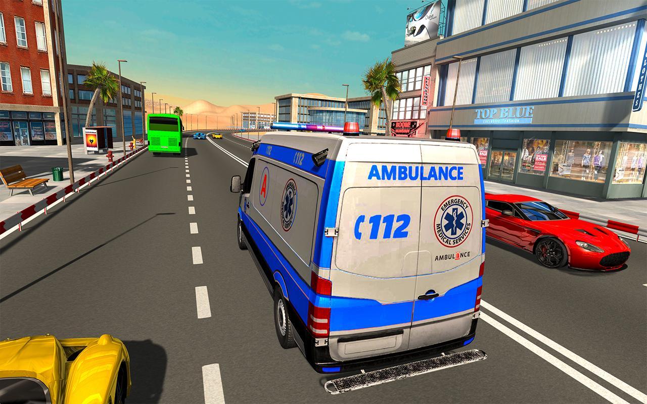 Ambulance Racing Simulator: Car Shooting