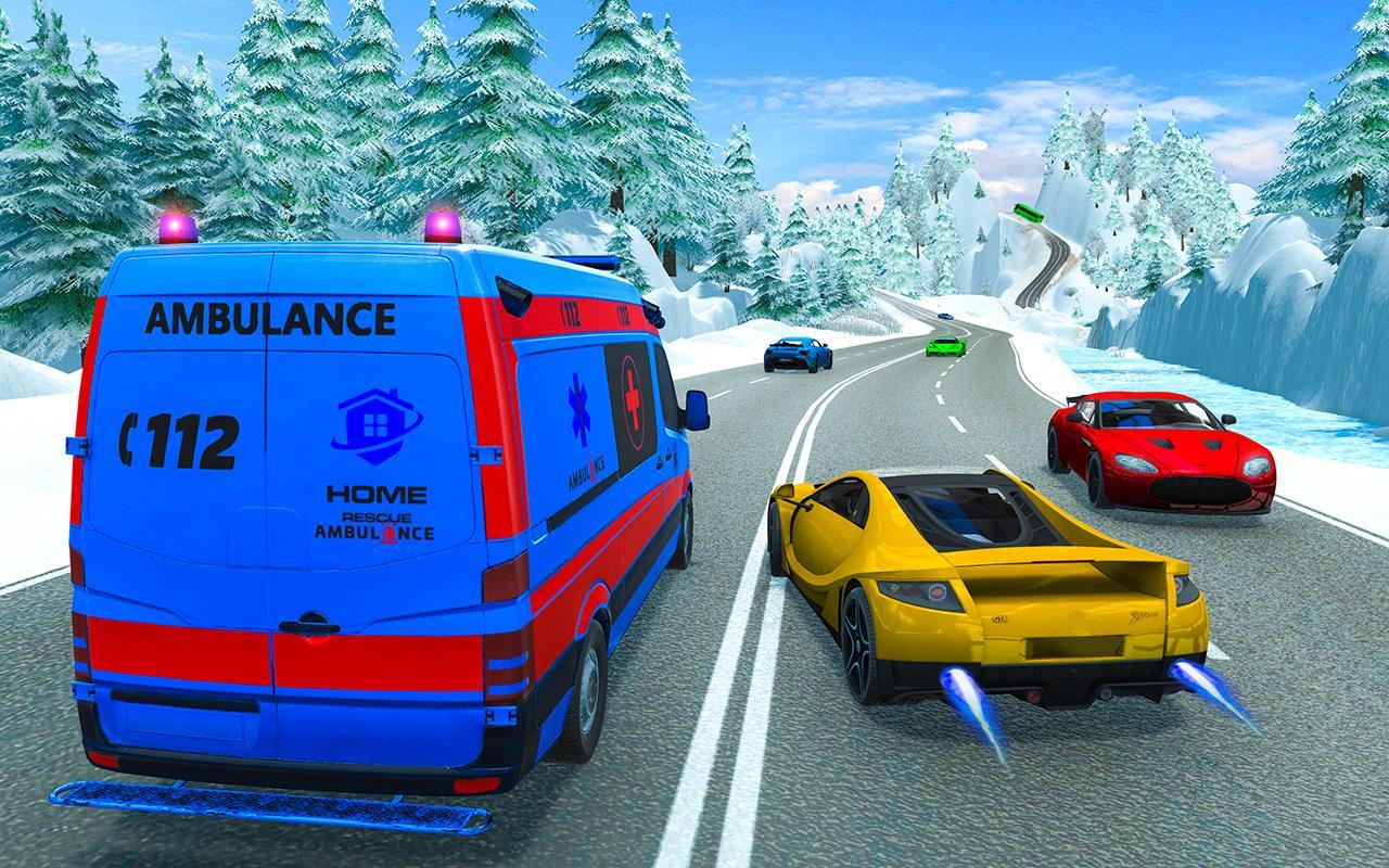 Ambulance Racing Simulator: Car Shooting