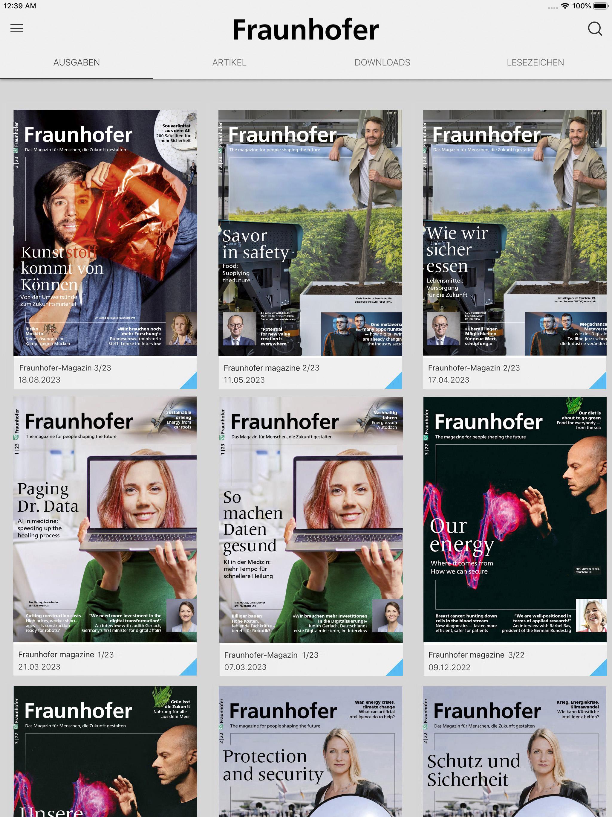 Fraunhofer-Magazin