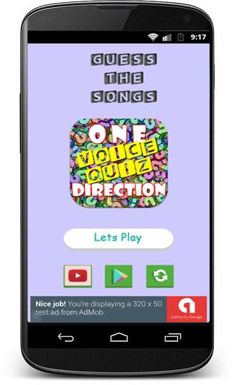 ONE DIRECTION songs Voice Quiz