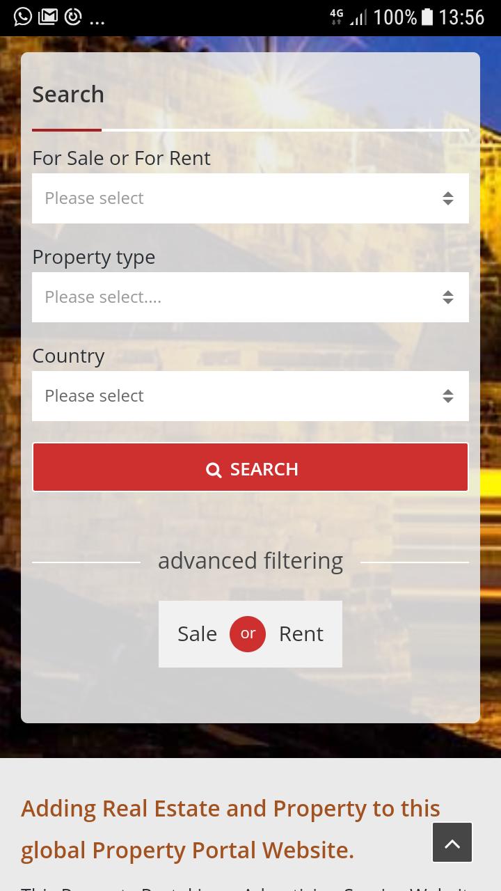 Find Property and Real Estate world wide!