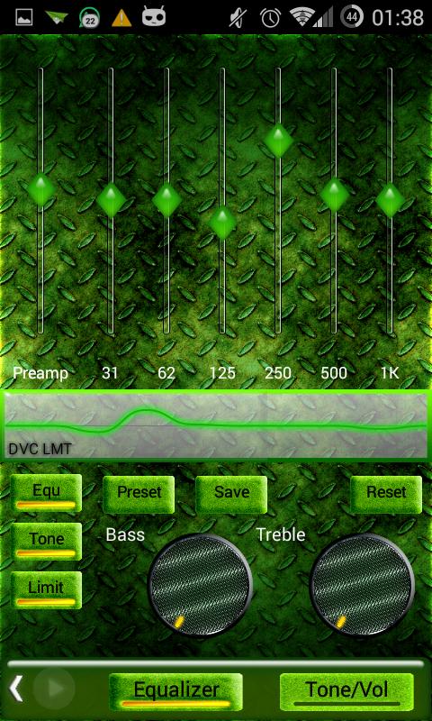 Poweramp Skin Green Forest