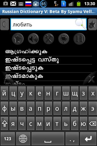 Russian Malayalam Dictionary