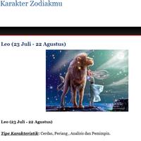 Sifat dan Karakter Zodiak-mu