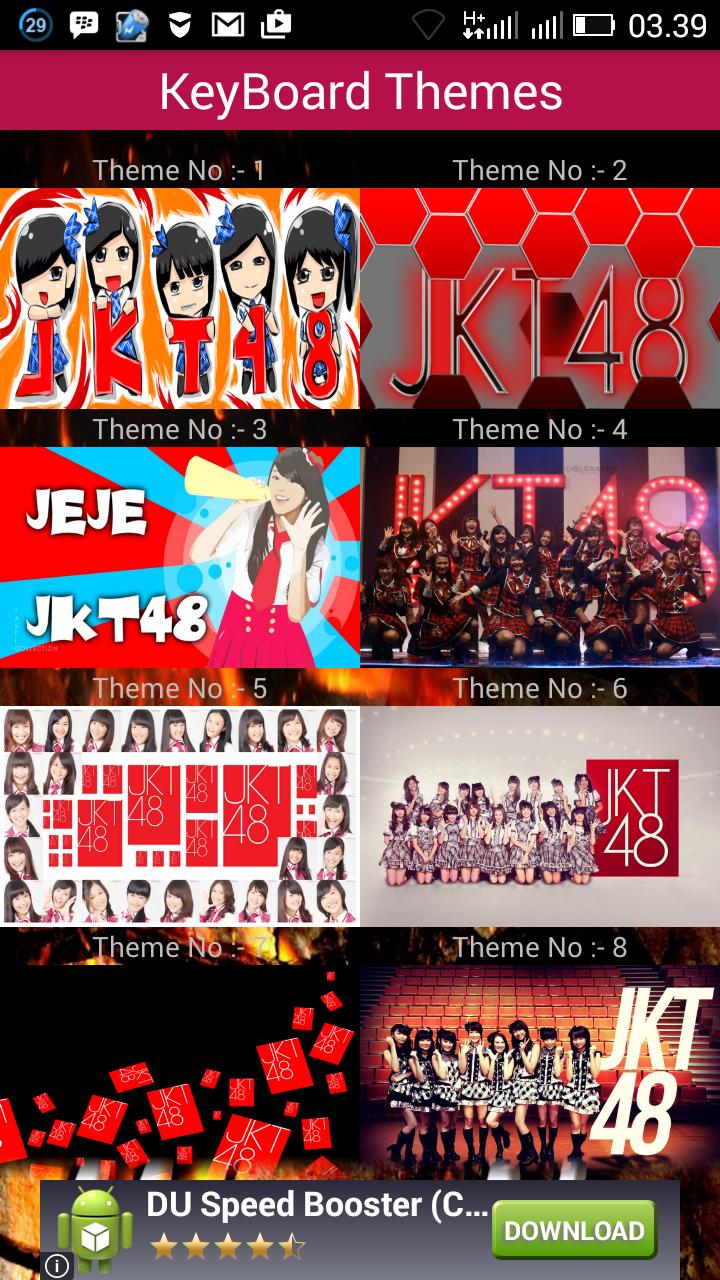 Keyboard Tema JKT 48