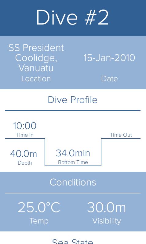 Dive Logger