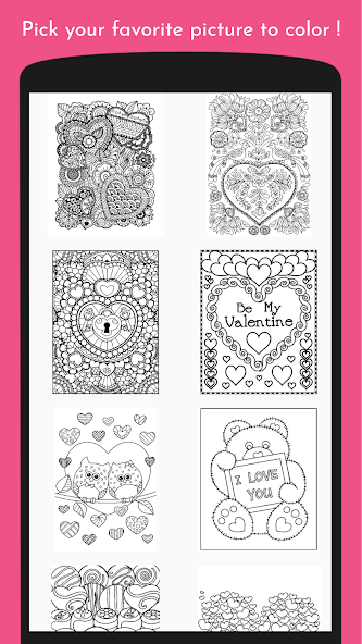 Romantic Heart Coloring Book
