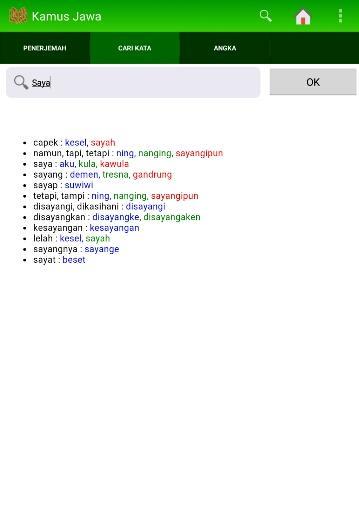 Kamus Jawa (Kalimat)