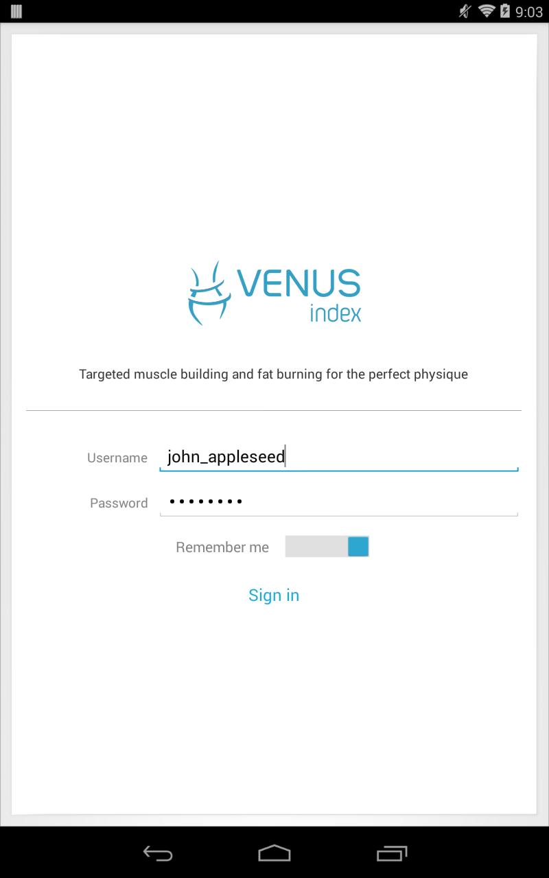 Venus Index Mobile