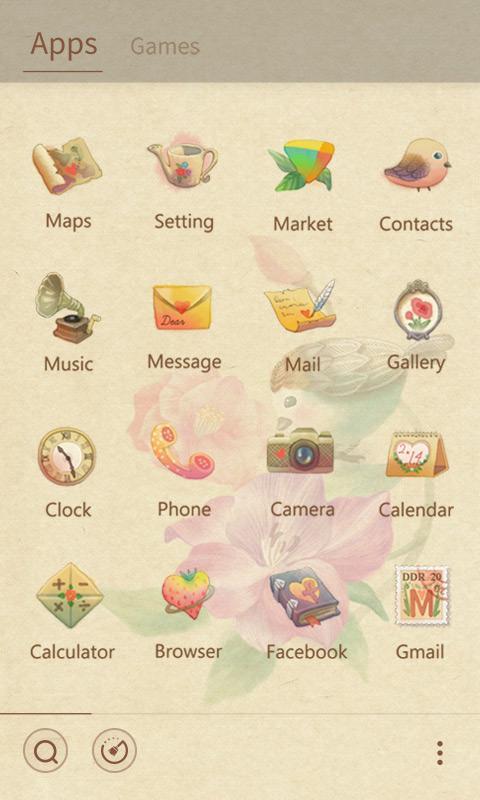 Love Bird GO Launcher Theme