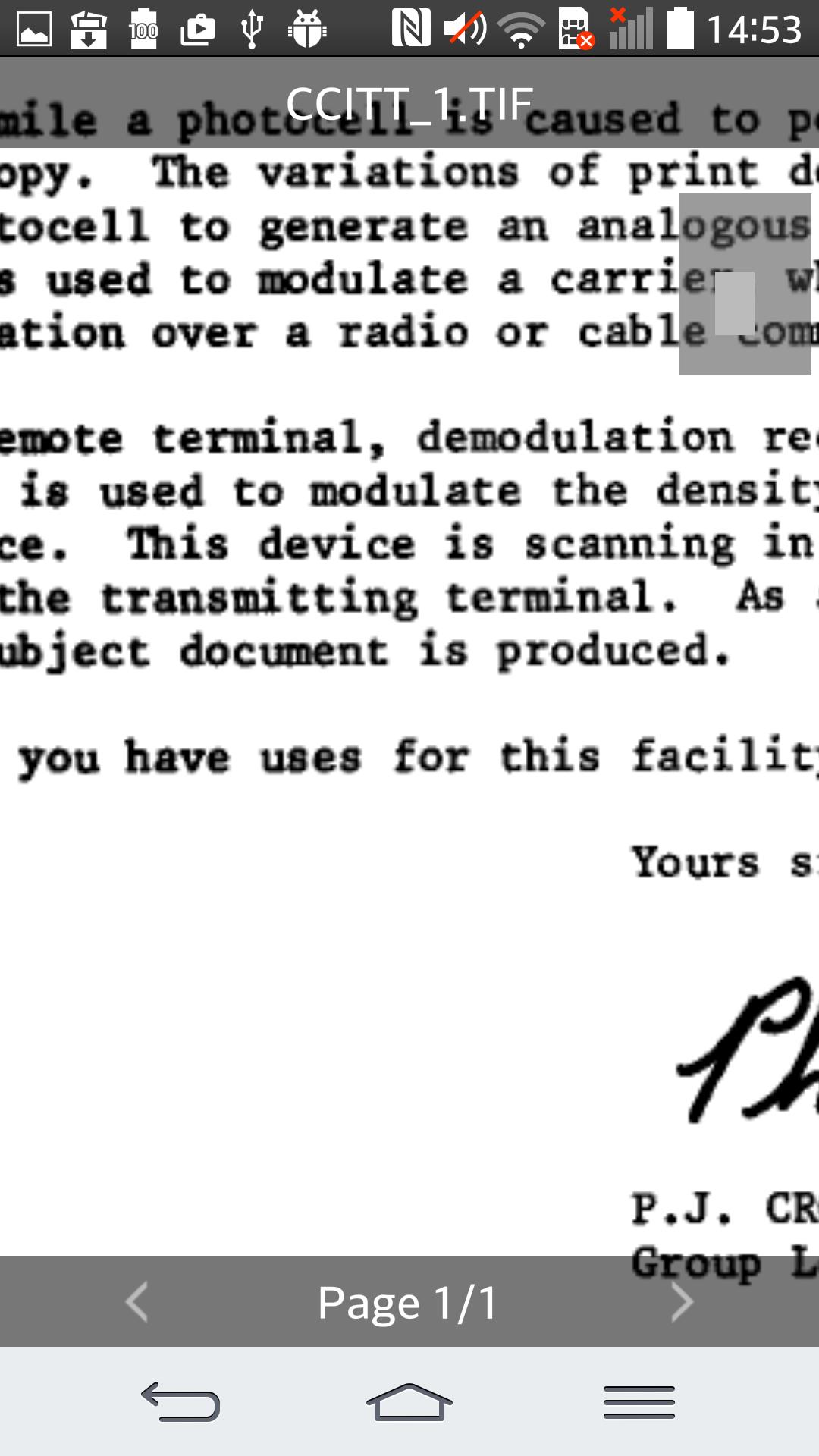 TIFF and FAX viewer - lite