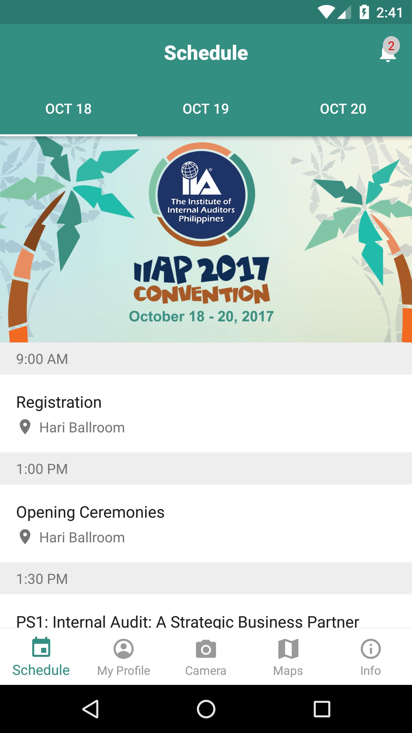 IIAP Events