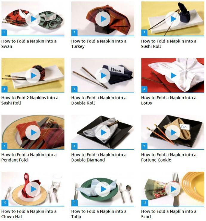 Fold Napkins (Guide)