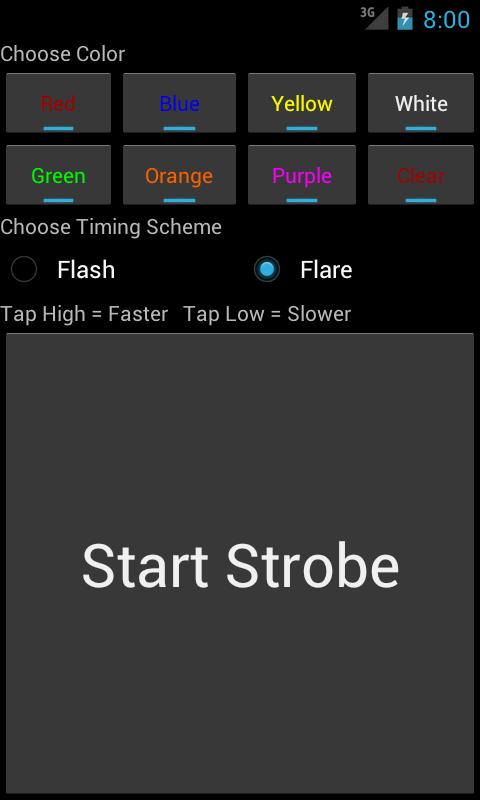 Flash 'n Flare Strobe