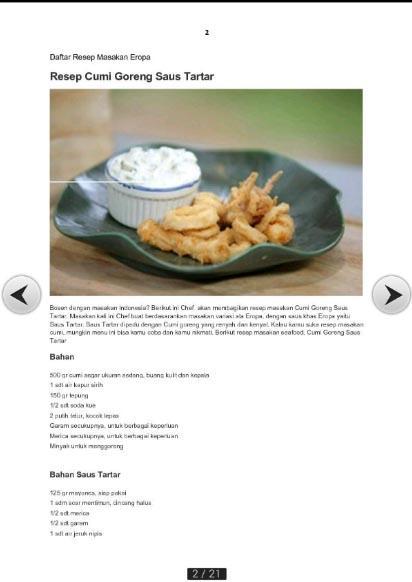 Resep Masakkan Khas Eropa