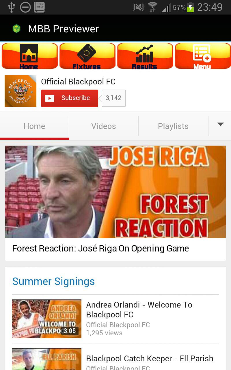 Blackpool FC Mobi