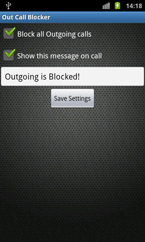 Out Call Blocker