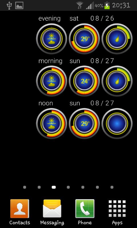 Free Weather Forecast Wallpaper - US, CA, UK