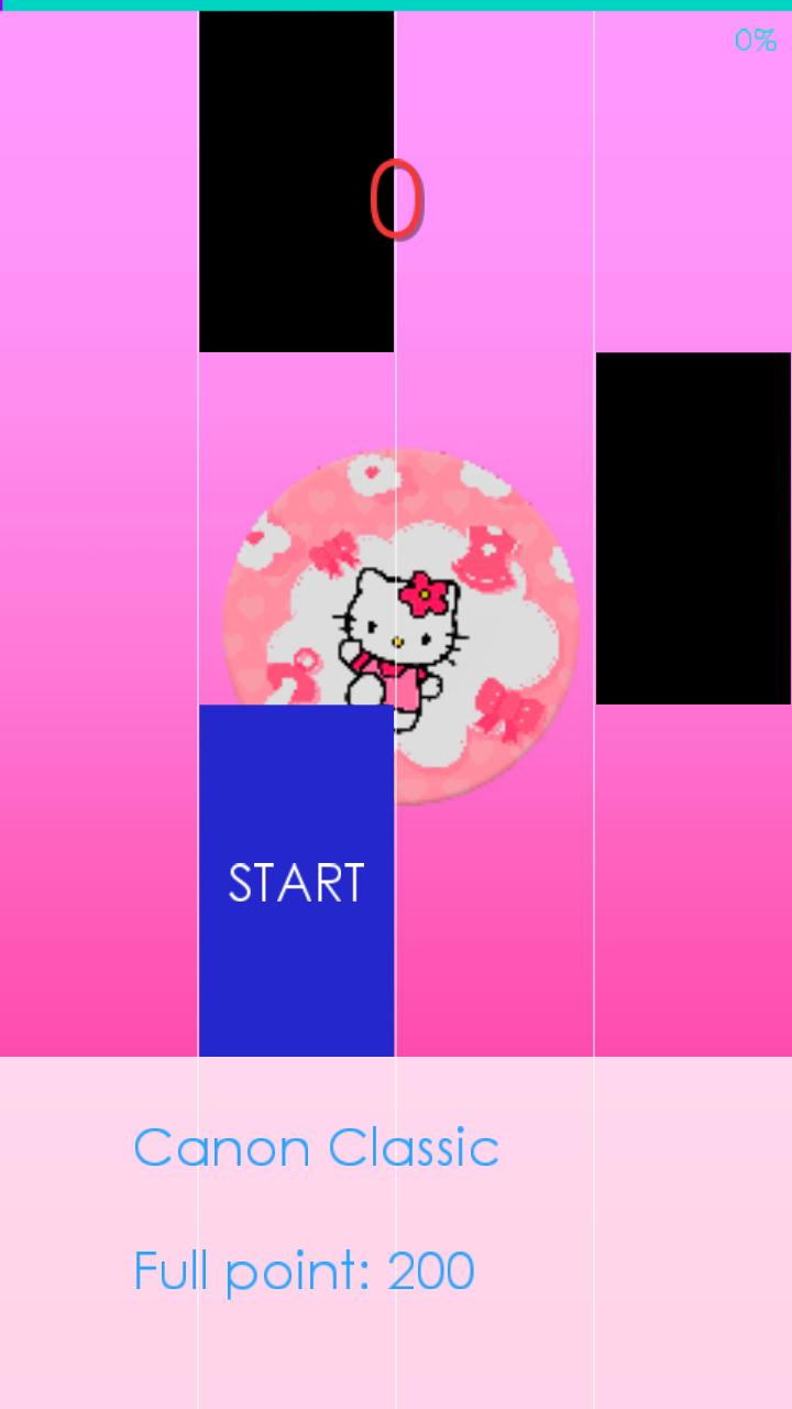 Pink Hello kitty Piano Tiles 2019