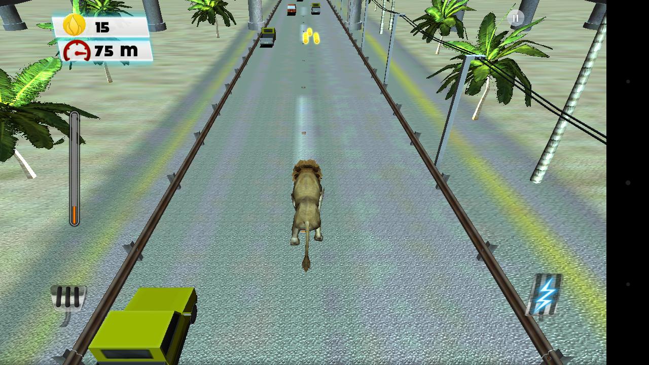 Angry Lion Simulator:City Dash