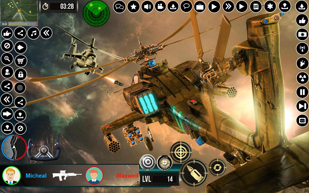 Army Gunship Helicopter Game