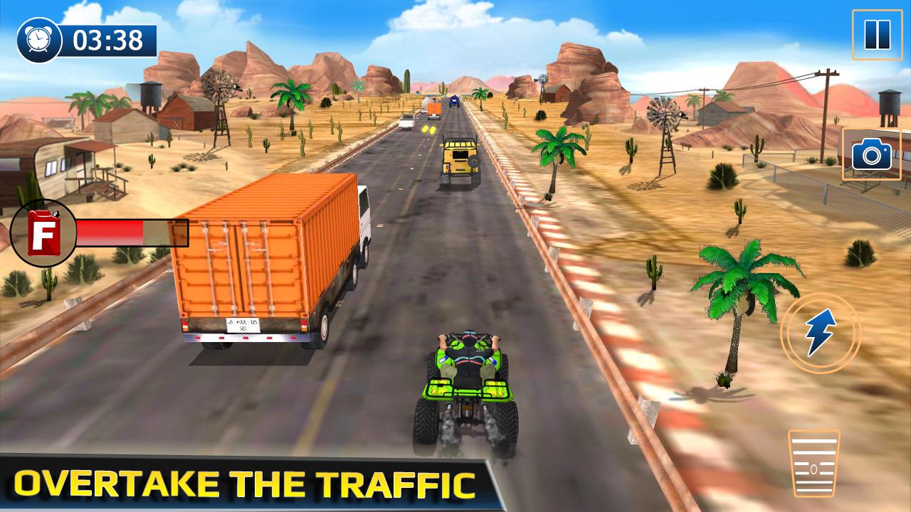 Crazy Quad Biker Riding - Super Quad Racing Mania