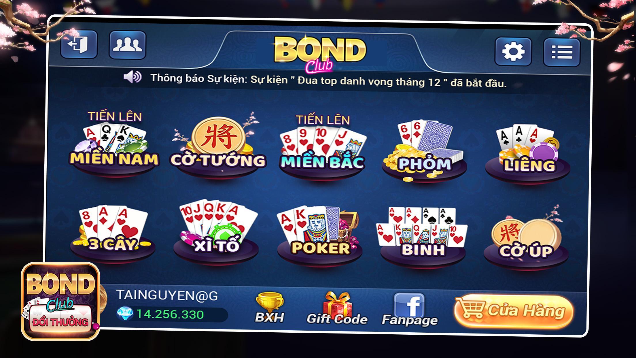 Bond.Club - Danh Bai Doi Thuong
