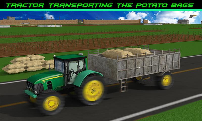 Potato Delivery Tractor
