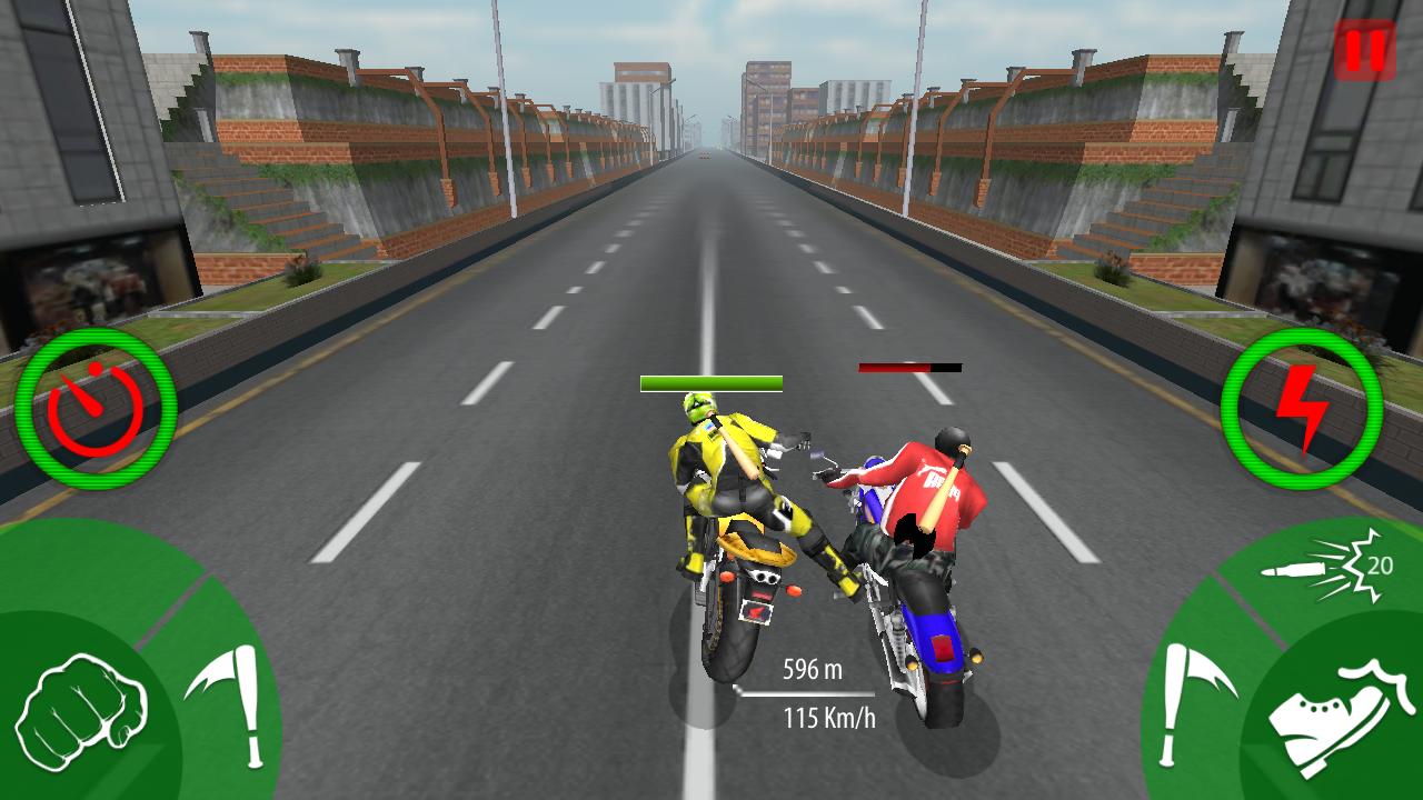 Traffic Moto Bike Attack Race