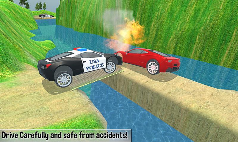 Police Car Driver Offroad 2018