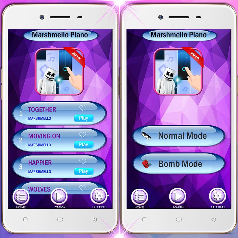 Piano Marshmello Tiles