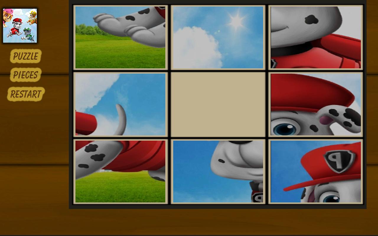 Paw Puppy Slider Game