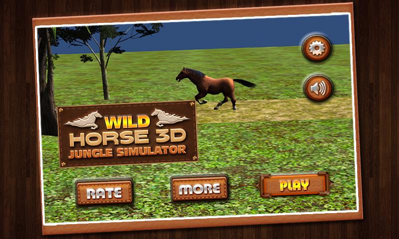 Wild Horse Jungle Simulator 3D