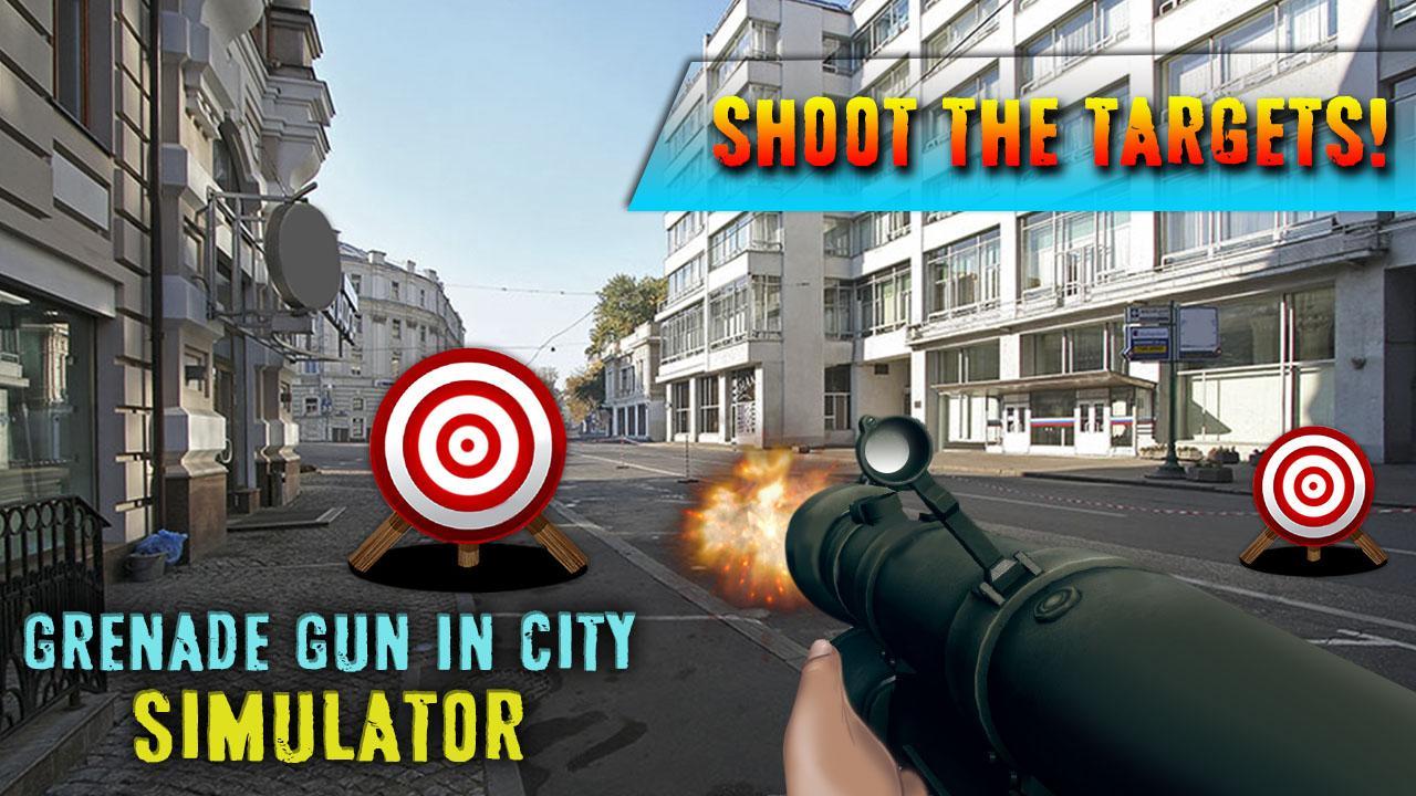 Grenade Gun In City Simulator