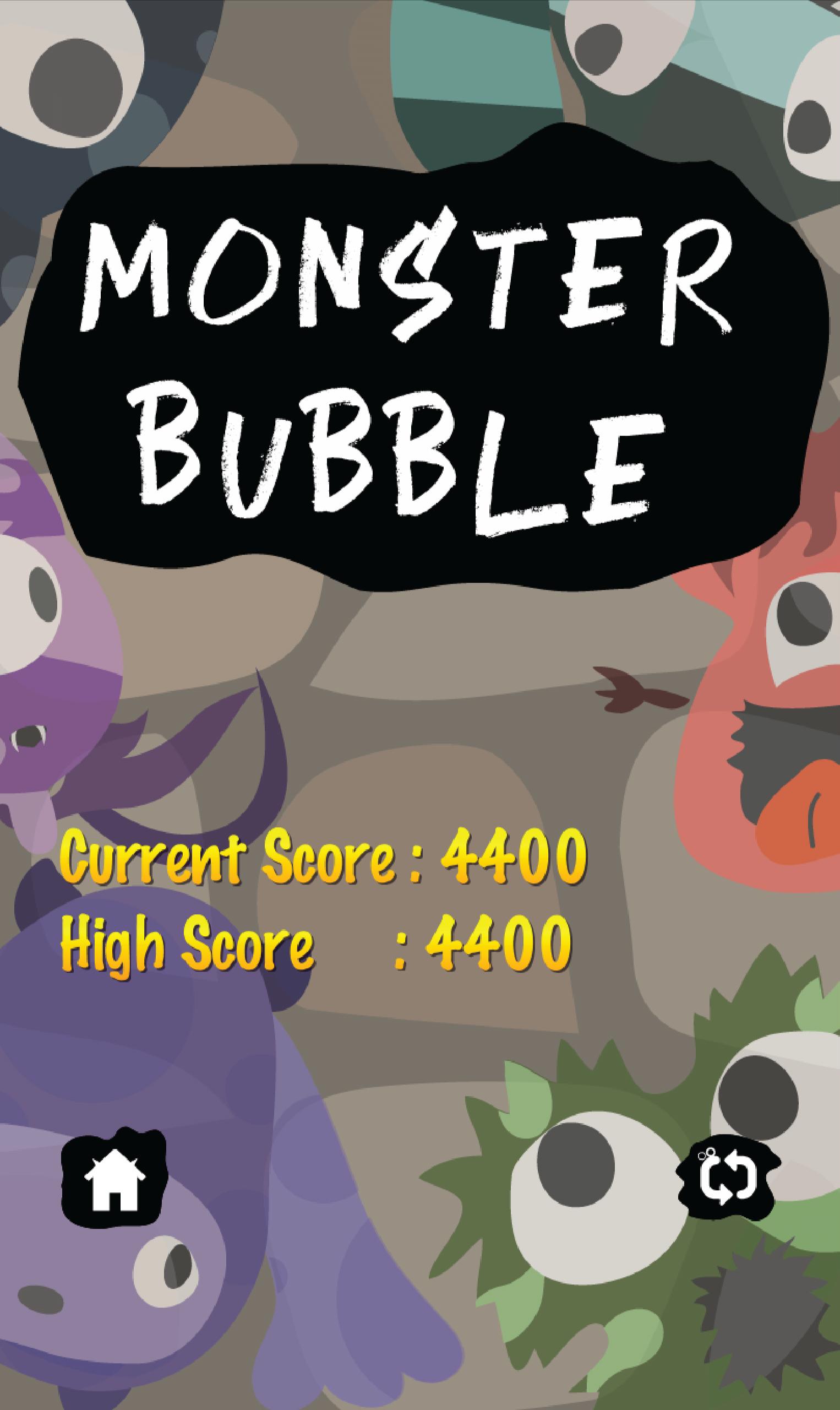 Monster Bubble Puzzle