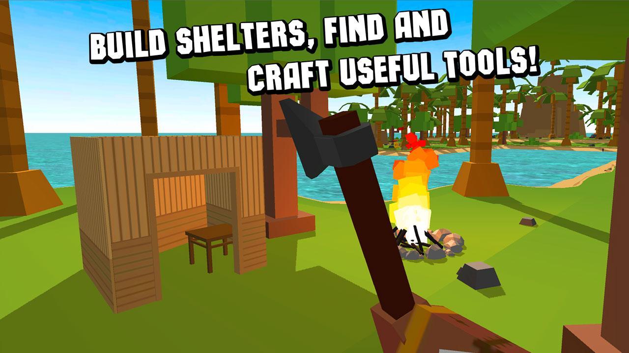 Cube Island Survival Simulator