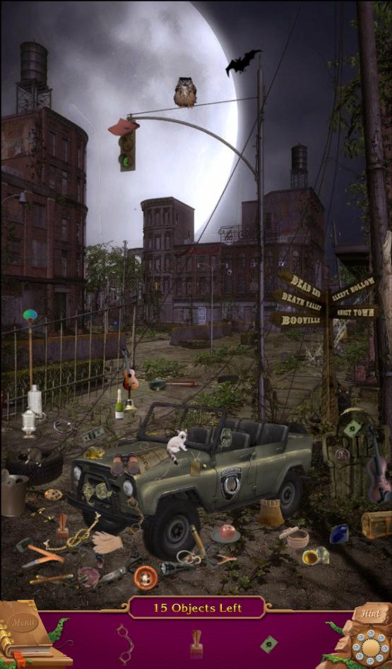 Hidden Objects Deserted City