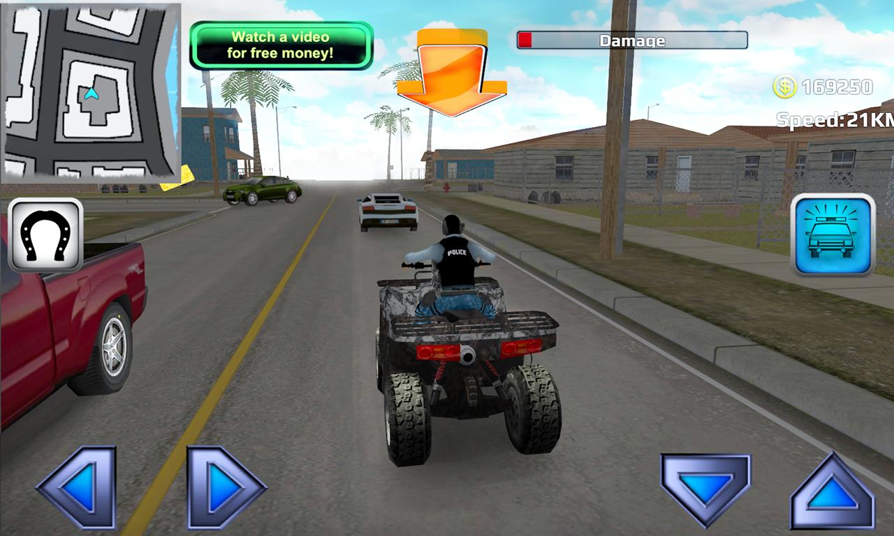 Police Quad Chase Simulator 3D