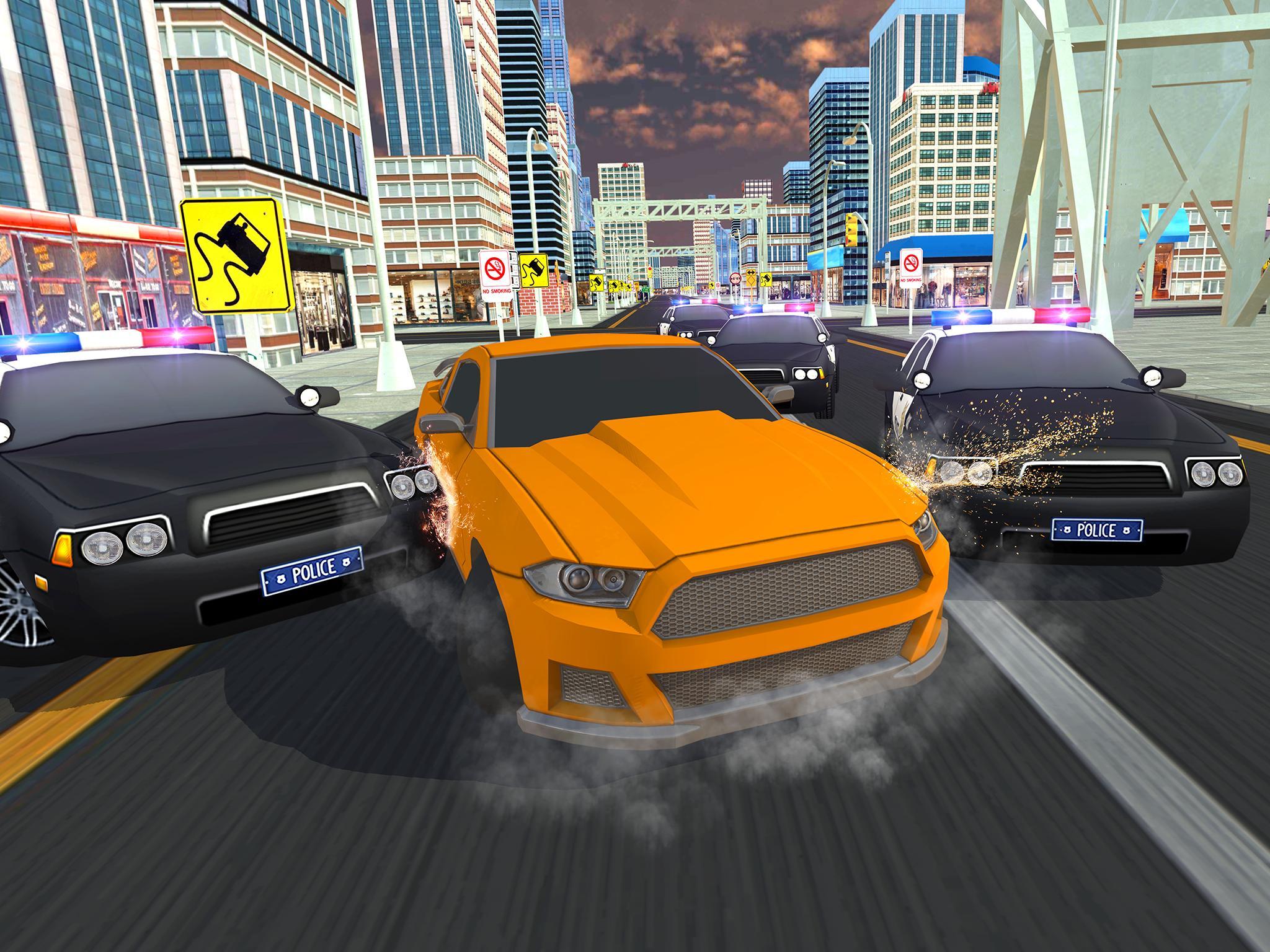 Chicago Police Car Crime Chase