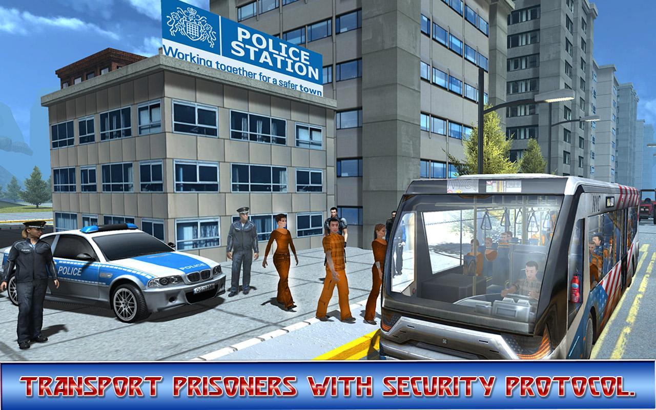 Police Bus Prisoner Encounter