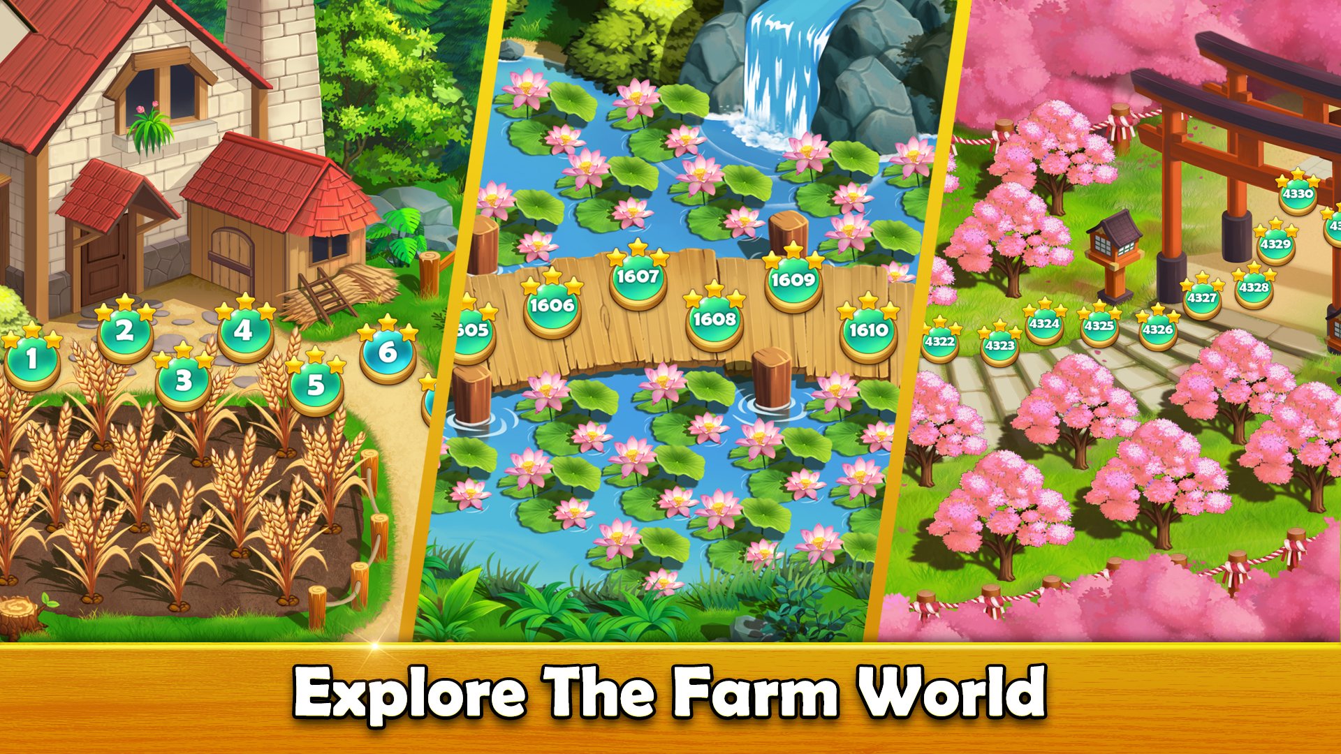 Solitaire Tripeaks - Farm Trip