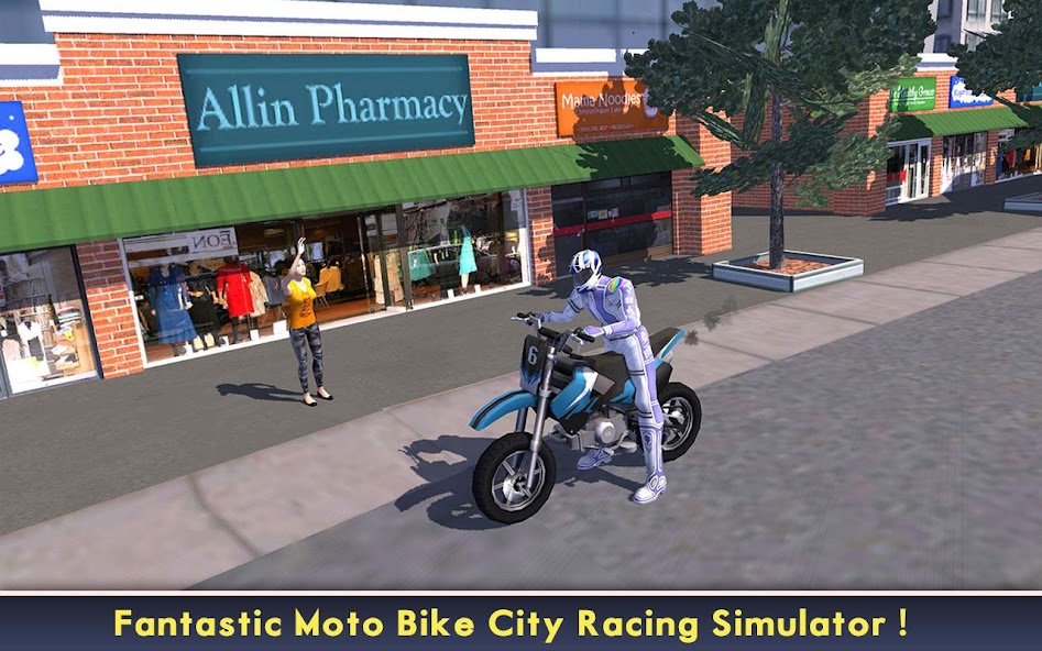 Power Racer City Moto Bike SIM